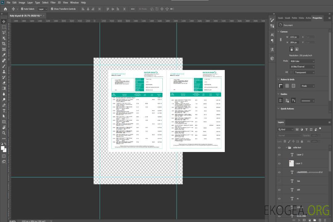 Relevé bancaire de Brunei Baiduri, modèle Word et PDF, 3 pages template Relevé bancaire de Brunei Baiduri, modèle Word et PDF, 3 pages template